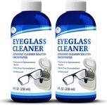 NORTHWEST ENTERPRISES Ultrasonic Eyeglass Cleaner: Ultrasonic Cleaner Solution. Concentrated Glasses Cleaner for use in Sonic and Ultrasonic Machines. (2)