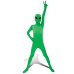 Morphsuits Alien Costume Kids Green Alien Bodysuit Fancy Dress Outfit Alien Halloween Costume Kids Large