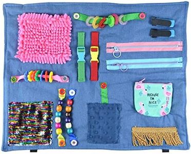 rainbowstar Fidget Blanket for Alzheimer Patients Anxiety Relief Autistic Dementia Therapeutic Tool Sensory Pad
