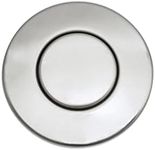 Strictly Sinks Garbage Disposal Air Switch - Garbage Disposal Button for Kitchen Sink, Chrome Air Switch for Garbage Disposal
