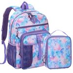 VASCHY Girls Backpack, School Bag Lunch Bag Set for Kids 2-1 Rucksack Bookbag Insulated Lunch Box for Toddlers,Preschool,Daycare,Kindergarten,Elementary School(Multi-Color)
