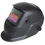 BOLTHO Solar Powered Welding Helmet Auto Darkening Hood with Adjustable Shade Range 4/9-13 for Mig Tig Arc Welder Mask (Black)