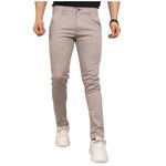 72 Degree Men's Slimfit Casual Pants/Chinos (32, Space Grey)