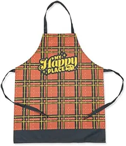 Camco Life is Better at The Campsite Apron, Red Plaid | Great for Baking, Cooking and Grilling | Adult Sizing (53121)