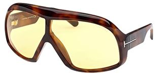 Tom Ford CASSIUS FT 0965 Dark Havana/Light Brown Yellow 78/4/125 unisex Sunglasses