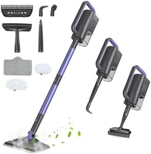 SQKMYSU 6-in-1 Steam Mop with Detachable Steam Cleaner (purple)