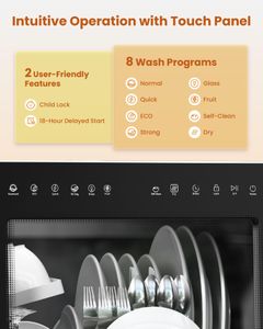 HAVA Tabletop Dishwasher – Compact Countertop 2025 Model