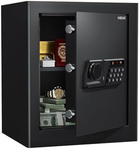 KABISAFE 45L Security Safe Box, Electronic Safety Cabinet Safes with Digital Keypad Large Safes, Home Safe Money Safe Office Hotel Business Document Jewelry
