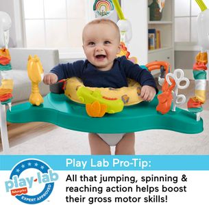 Fisher-Price Jumperoo Baby Activity Center – Leaping Leopard