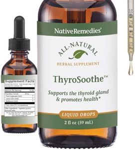Native Remedies ThyroSoothe - All Natural Herbal Supplement Soothes The Thyroid Gland - Supports Systemic Balance in The Endocrine System and Thyroid Gland - 59 mL