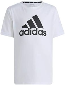 adidas Kids Sportswear Essentials Logo T-Shirt, White, 4-5 Years