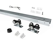 DIYHD 92" Pocket Door Sliding Track Kit,Fit MAX Door Width 48"