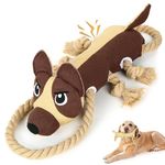 PUHOHUN Dog Toys for Large Dogs-Dog Chew Toys for Boredom, Small Medium Large Squeaky Dog Toys, Soft Stuffing with Plush Dog Toys for Puppie (Large)