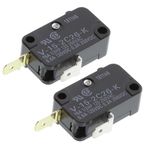 Omron V-15-2C26-K (Pack of 2) Basic/Snap Action Switches Miniature Basic Switch