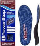 PowerStep Pulse Maxx Running Insoles - Overpronation Corrective Orthotic Inserts for Running Shoes - Maximum Ankle, Foot Pain Relief & Arch Support Insoles (M 9-9.5, F 11-11.5)