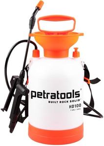 PetraTools 1 Gallon Garden Sprayer, Hand Pump Sprayer, Plant Sprayer & Weed Sprayer, Chemical Lawn Sprayer, Water Sprayer for Plants, 1 Gallon Sprayer with Pump, Sprayers in Lawn and Garden - HD100