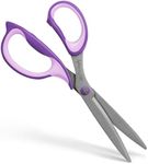 Ashton and Wright - Precision SG - Soft Grip Scissors for Office, Home, Kitchen, and Craft - 210mm / 8” - Steel Blades (Purple, Left Handed)