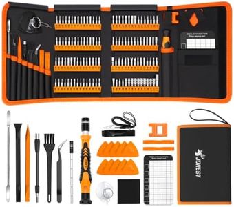 JOREST 145 in 1 Precision Screwdriver Set, Professional Repair Tool Kit for Electronics, Laptop, iPhone, PC, MacBook, Nintendo, Xbox, PS5, with Anti Static Wrist Strap, Ideal Gifts for Men