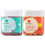 Nyumi Beauty Essentials Gummies | For Strong Hair and Glowing Skin | 30 Days Pack (100 Gummies) | With Biotin, Zinc, Hyaluronic Acid, Vitamin C & E | Clinically Proven & 100% Vegan