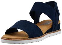 Skechers Women's Desert Kiss-Adobe Princess Sandal, Navy, 4 UK