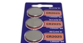 MICROUSB Compatible with Sony CR2025 3v Lithium 2025 Coin Batteries Blister Pack (Pack of 3)