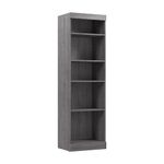 Bestar Pur 25W Shelving Unit in bark Grey