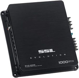 Sound Storm EV2.1000 Evolution 1000 Watt, 2 Channel, 2 to 8 Ohm Stable Class A/B, Full Range, Bridgeable, MOSFET Car Amplifier with Remote Subwoofer Control