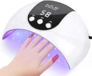 UV Nail Light, LKE UV Light for Gel Nails Nail Dryer with 3 Timers Professional UV LED Nail Lamp for Gel Nail Polish Kit Nail Art Tools Accessories in Home Use