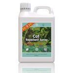 KinderPet® Cat Repellent Stop Cats Big Value 2.5L Refill Anti Fouling Natural Cat Deterrent Stop Fouling Pooping Peeing Urinating Scratching Eucalyptus Lime Peppermint