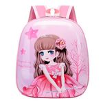 SYGA Children's School Bag Cartoon Backpack Oxford Kids Chest Multi-Purpose Baby Bag for 2-4 Years Kids (Girl Three)