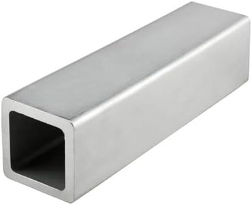 8020, 8111, 1" x 1" Structural Square Aluminum Tube, Wall Thickness .125", Seamless Square Tubing 80/20 DIY Industrial 1 Inch x 1 Inch Metal Profile (36" Long)