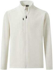 M MAELREG Mens Casual Jacket Performance Stand Collar Long Sleeve Sweater Insulated Jacket Texture Warm Winter Coat