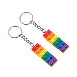 VANLOVEMAC Gay Couples Matching Gifts Keychains Rainbow Pride Stuff for Lesbian Couple Anniversary Birthday Gift for Boyfriend Girlfriend Best Friends Christmas Gifts