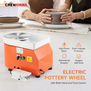 CREWORKS 350W Electric Pottery Wheel – Adjustable Speed Ceramic Machine