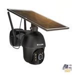 SOLIOM® S600 4G LTE Outdoor Solar Powered Cellular Security Camera Wireless,Pan Tilt 360°View Spotlight