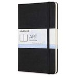 Moleskine 13 x 21 cm Large Art Collection Watercolour Notebook Sketchbook Album for Drawing with Hard Cover, Paper Suitable for Water, Colours and Watercolour Pencils, Black, 72 Pages