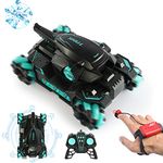 VBNCITY Rc Tank That Shoots Bbs,Nerf Tank Toy Kids Gift,Remote-Control-Tank-Toy For 8 Year Old Boy Toys,Hand Controlled Rc Car With Water Bullet,Nerf Robot Hand Remote Control Car For Boys Age 8-12