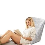 Wedge Pillow Support Cushion - Perfect for Bed and Couch | Reduce Back Pain, Snoring, Acid Reflux & Respiratory Problems - Ideal Foam for Sleeping, Reading & Rest - Breathable Washable Cover