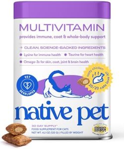 Native Pet Cat Multivitamin - Chicken Flavored Cat Vitamins and Supplement