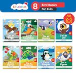 Oswaal Lil Legends Know Me Series - Birds | Set of 8 Books | I am an Eagle | I am a Kingfisher | I am an Ostrich | I am an Owl | I am a Parrot | I am a Peacock | I am a Penguin | I am a Pigeon | Fascinating Bird Books | Exciting Illustrated Books | For Kids | Age 2+ Years