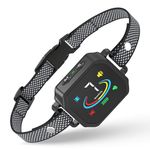 RICIVI Anti Barking Dog Collars, Stop Dog Barking Collar Rechargeable, Vibration & Beep, No Shock Bark Collar with 7 Sensitivity for Small Medium Large Dog, IP67 Waterproof-Black