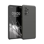 kwmobile Case Compatible with Samsung Galaxy A52 / A52 5G / A52s 5G Case - TPU Silicone Phone Cover with Soft Finish - Black Matte