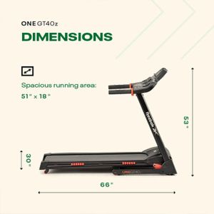 Reebok GT40z Folding Treadmill – Upgraded Home Fitness Machine