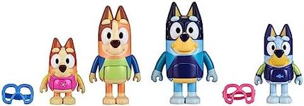 Bluey Figure 4-Pack, Family Beach D