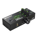 MICNAUX Phono Preamp for Turntable, Mini Hi-Fi Preamplifier with 3 Band EQ for MM & MC Cartridges, 5-pin DIN Input/Output for Vinyl Record Player, Phonograph, Active Speakers, Audio Mixer - 12V DC