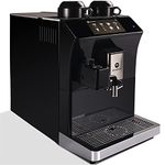 Mcilpoog Super Automatic Espresso Coffee Machine,Fully Automatic Espresso Machine With Grinder, Easy To Use Touch Screen Coffee Maker with Milk Frother.16 Coffee Recipes.（WS-203）