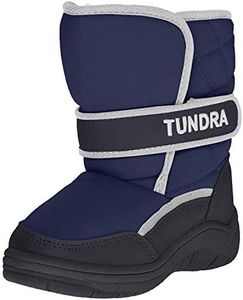 Tundra Snow Kids Boot (Toddler/Little Kid),Navy,7 M US Toddler