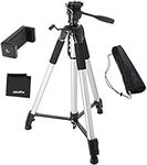 UltraPro 72" Inch Heavy-Duty Aluminum Camera Tripod with Universal Smartphone Mount for iPhone, Samsung, and All Smartphones, Includes UltraPro Microfiber Cleaning Cloth