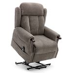 More4Homes HALTON SINGLE MOTOR FABRIC RISER RECLINER ARMCHAIR MOBILITY LIFT ASSIST ELECTRIC CHAIR