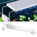 ANIMAUX PETSHUB High Brightness Planted Aquarium Fish Tank White Frame WRGB Multi Colour LED Light RSL-40 | 6W | Suitable for 280mm Tank 6 Rows Power Led